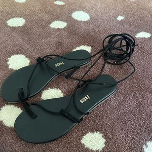 TKEES Jo Lace Up Sandals
